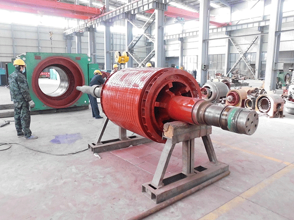 西安西玛高压电机转子磁心的调整方法。